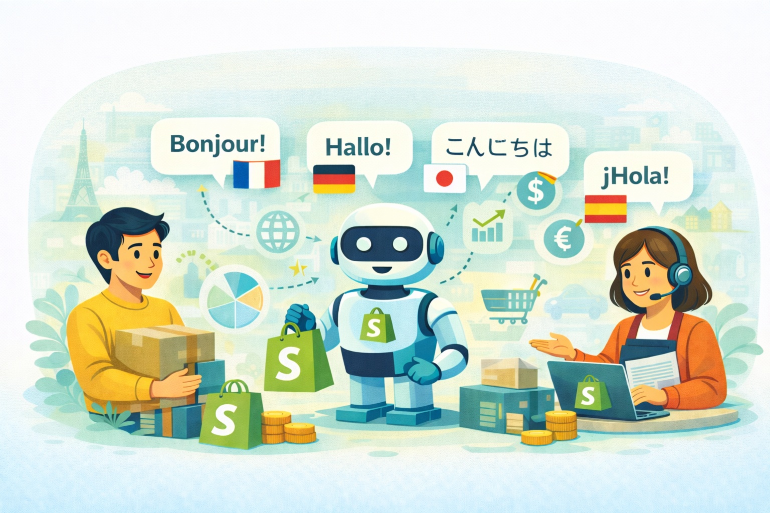 How Multilingual AI Chatbots Improve International Shopify Sales